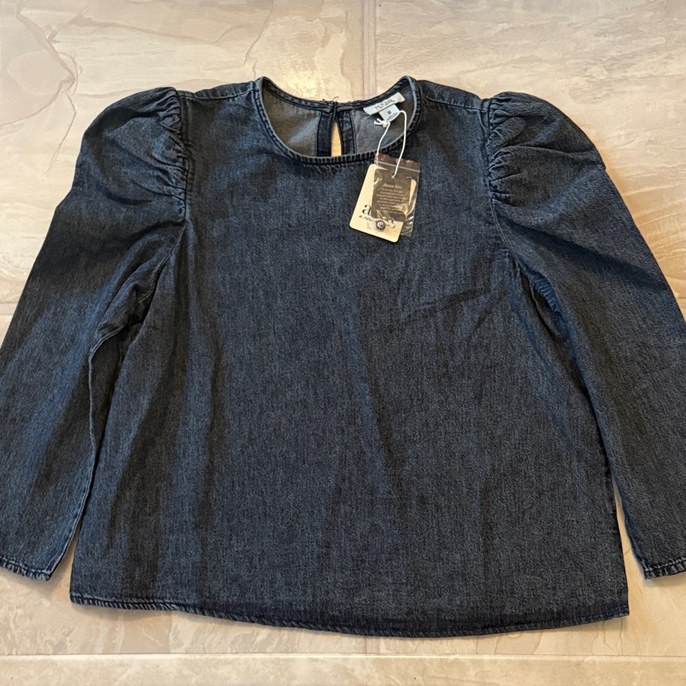NWT Denim top
